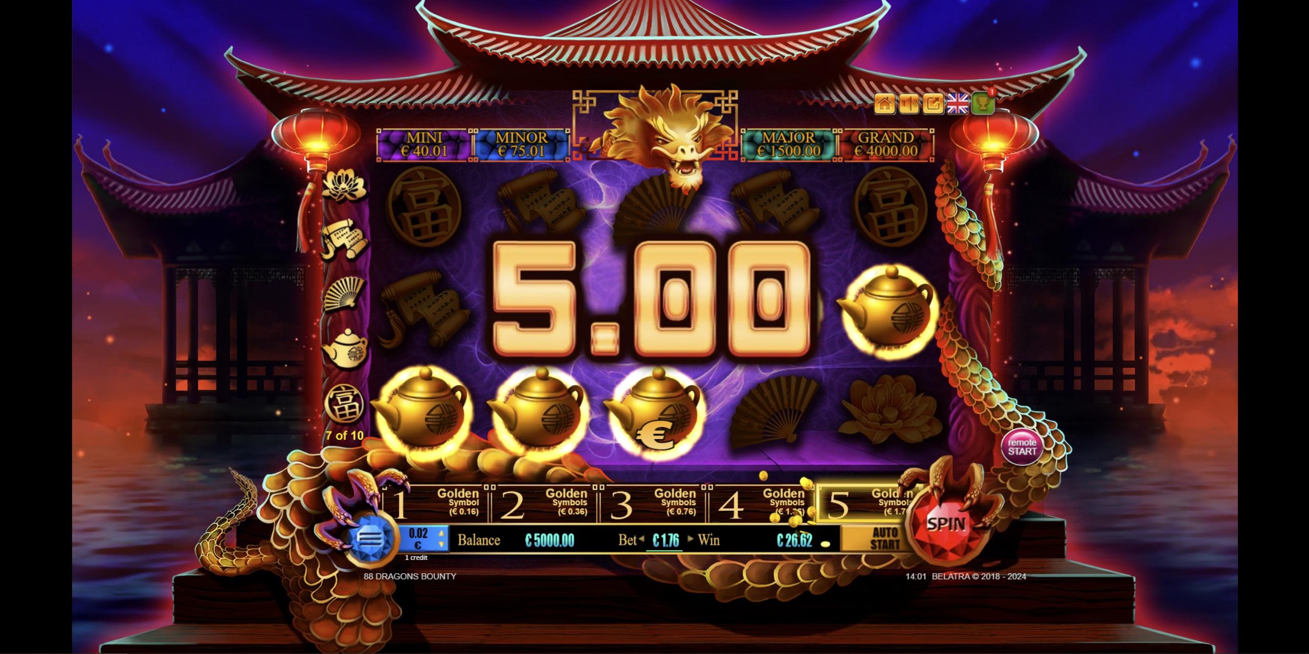 88 Dragons Bounty | Promotion pack | Online slot